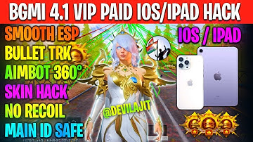 BGMI 4.1 iOS Hack Latest 2025 | Safe Main Id | iOS HACK Direct Install Skin Hack 4.1 BGMI IOS HACK
