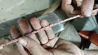 Twisted Copper Wire Bracelet.How To Make a Twisted Copper Bracelet. AR Jewellery।