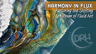 Harmony in Flux: Exploring the Shifting Spectrum of Fluid Art #fluidart #artist #reversedpalette