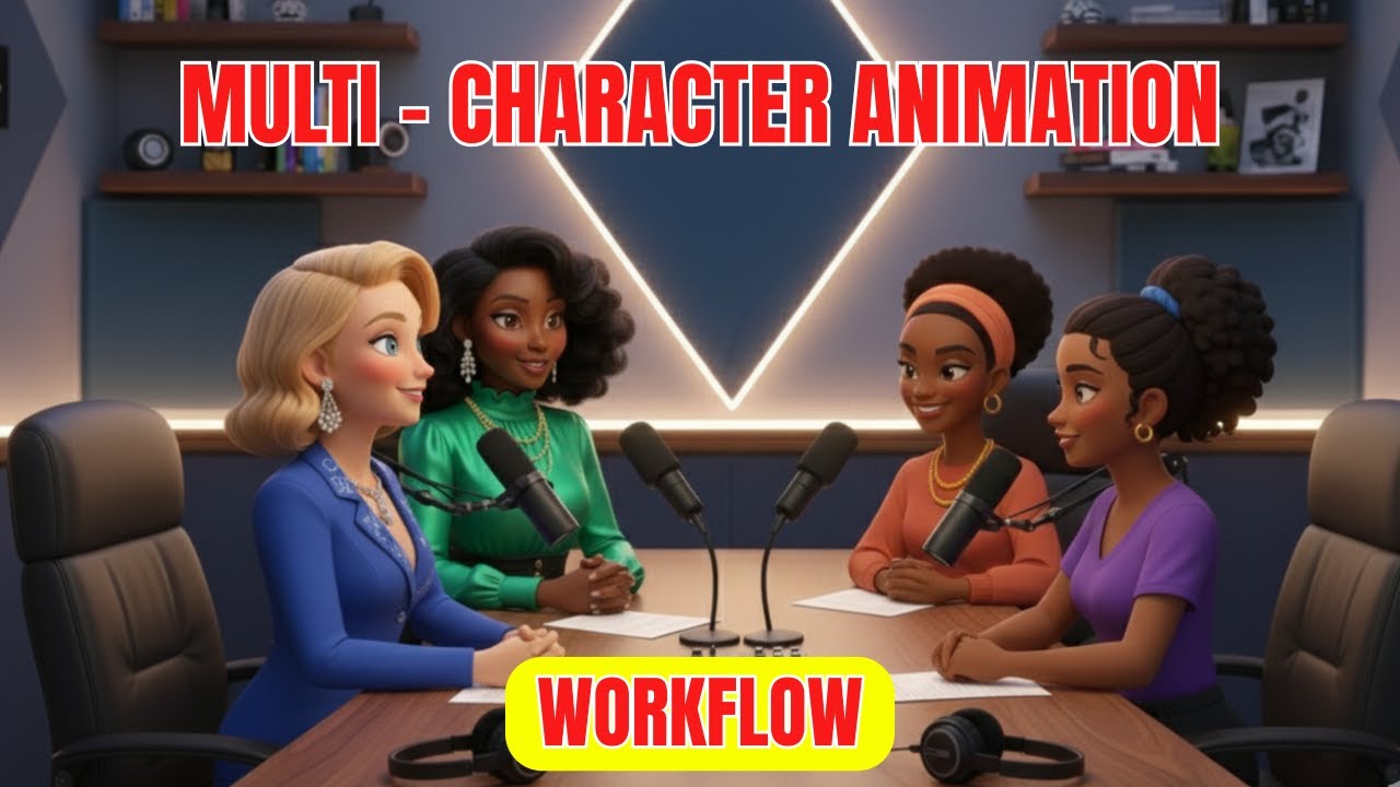 How to Animate 4 Characters in One Scene | Full Multi-Character ...