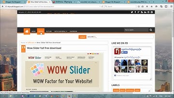 Create blogspot speak khmer part 7 End