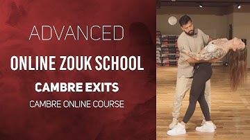 Cambre Exits | Brazilian Zouk Tutorial | Online Zouk School