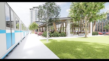 D5 Animation: Train Station Concept #shorts