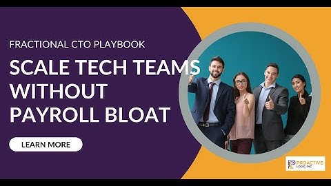 Scale Tech Teams Without Hiring Sprees: Fractional CTO Talent Playbook Explained