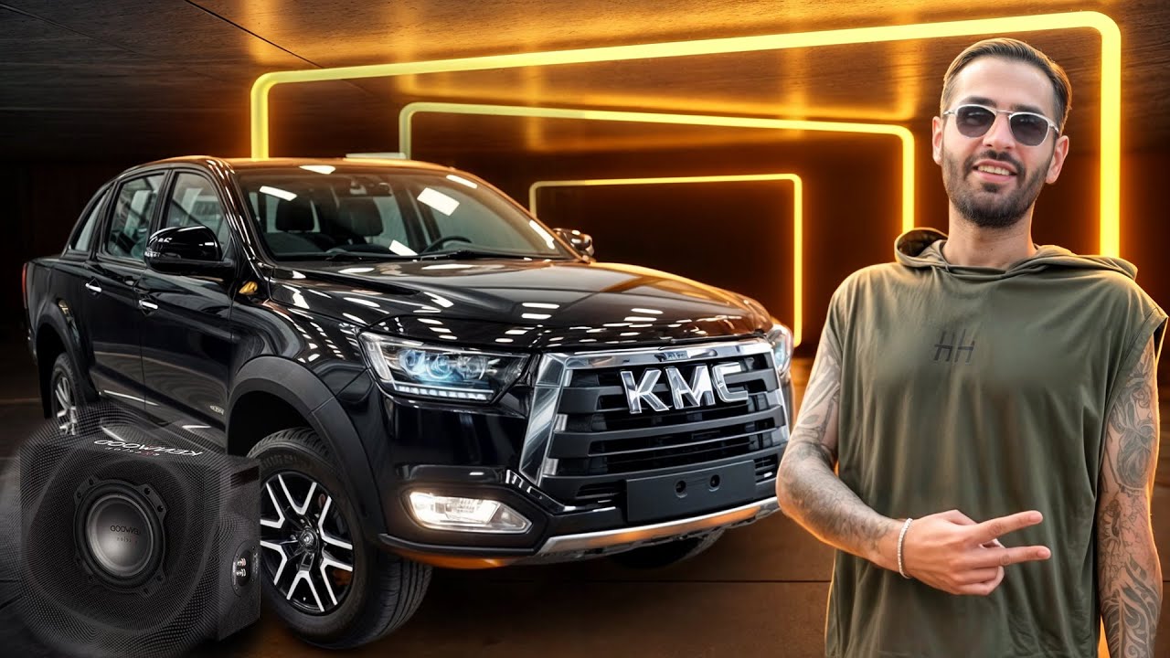 بستن خفن ترین سیستم صوتی رو ماشین پیکاپ 😍