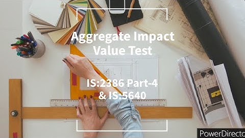 Aggregate Impact Value Test of  Aggregate //IS-2386-Part-4 // same procedure for  BC and DBM mix