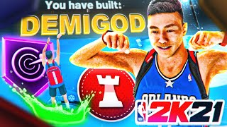 THIS DEMIGOD POINT GUARD BUILD is DOMINATING NBA 2K21!! OVERPOWERED BUILD! Best Guard Build NBA 2K21
