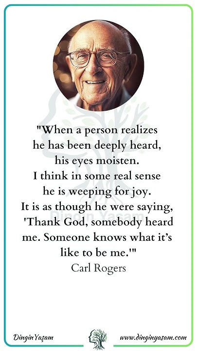  Meaningful Quote By Carl Rogers! 🔮 - YouTube