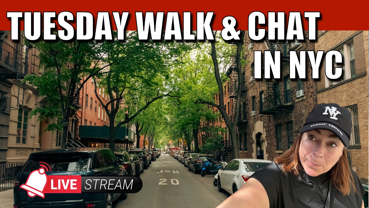 LIVE 🔴 Walk thru Riverside Park on the UWS #nyc #life