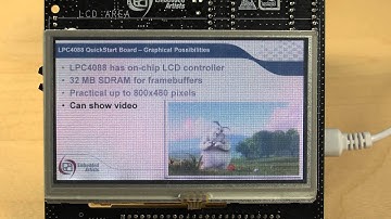 LPC4088 Quickstart Board Slideshow Demo