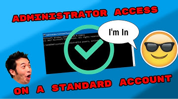GAIN ADMIN ACCESS FROM A STANDARD ACCOUNT! [Tutorial]