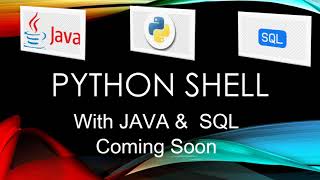 Python Shell With JAVA & SQL,So Subscribe my Channel#python #pythonprogramming #java #sql