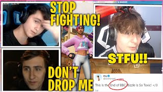 CLIX & BIZZLE Leaves BUGHA Worried AFTER Things Got *TOXIC* In PRO TRIO Tournament! (Fortnite)