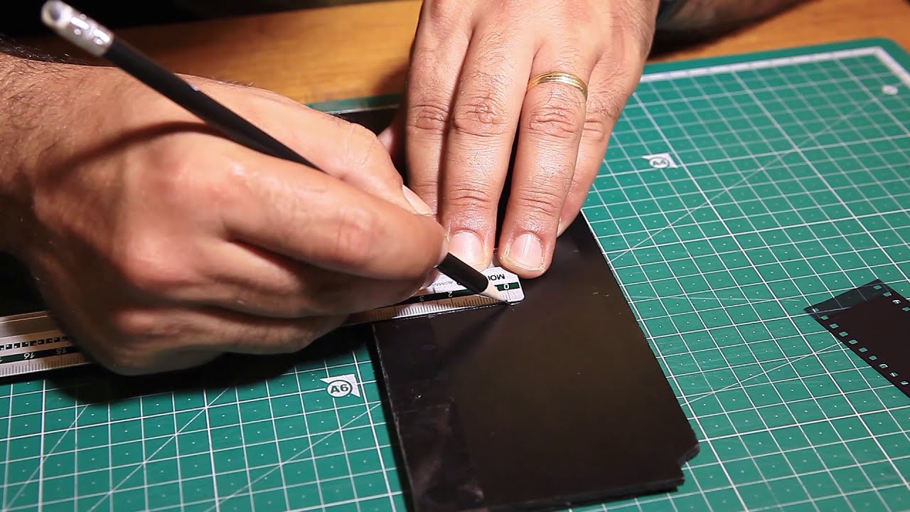 DIY 35mm film holder YouTube