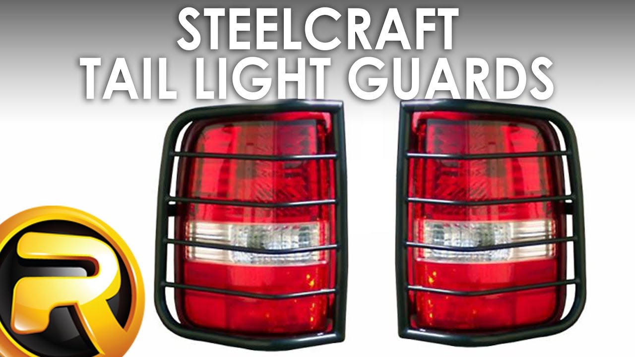 Steelcraft 32170 Black Tail Light Guard for Jeep Liberty 