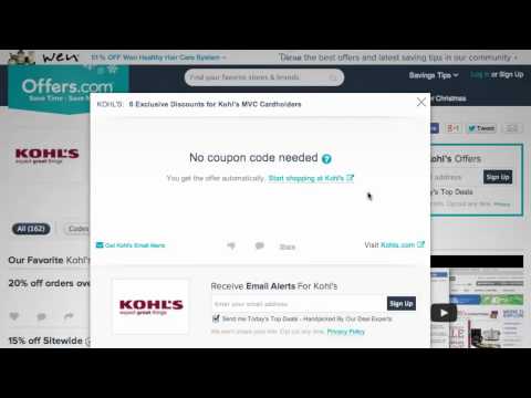 Kohl’s Coupon Code 2014 – Saving Money with Offers.com