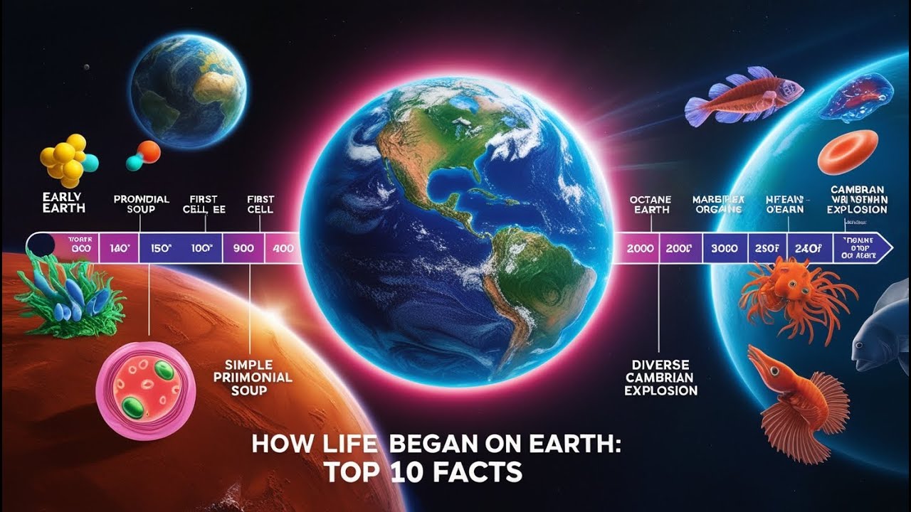 पृथ्वी पर जीवन की शुरुआत : शिर्ष 10 तथ्य | How Life Began on Earth Top ...