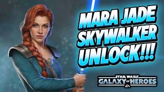 Unlocking 5 Star Mara Jade Skywalker Free to Play!!!  Star Wars: Galaxy of Heroes