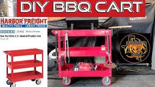 DIY BBQ Cart #allunacyqing #bbqcart #texasbbq #diy
