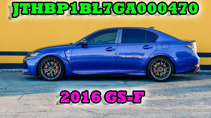 JTHBP1BL7GA000470 - 2016 GS-F - A DEEPER DIVE (EPISODE 0123)