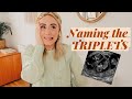 NAMING TRIPLETS!   Cute Name Blends That Aren't Matchy/Matchy | SJ STRUM