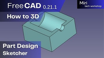 FreeCAD version 0 21 1 part #68 2024  How to 3D