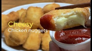 CHICKEN NUGGETS with Cheese 🧀 [ super delicious my kids love it]
