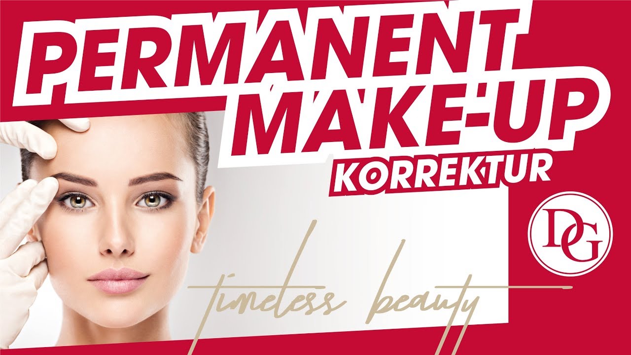 Permanent Make Up Korrektur Youtube