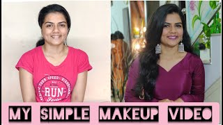 My simple makeup video️  Anyone can do ?|| Minimal products || Neutriderm