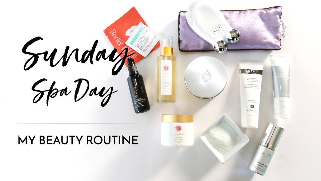 My Sunday Spa Beauty Routine