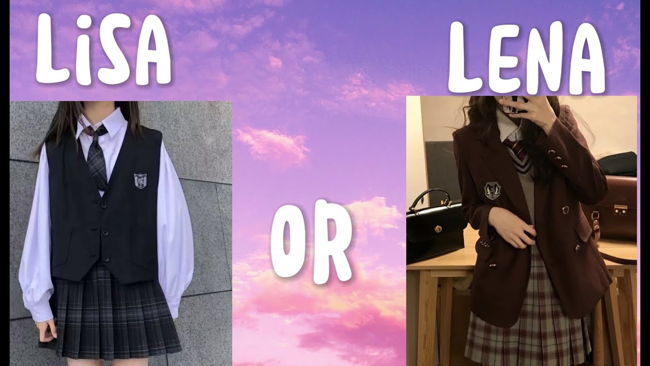 LISA OR LENA KOREAN SCHOOL EDITION/@everyfashion8493