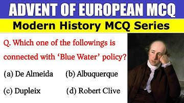 Advent Of European | Expected Modern History Questions | History MCQ | History GK | Dewashish Sir