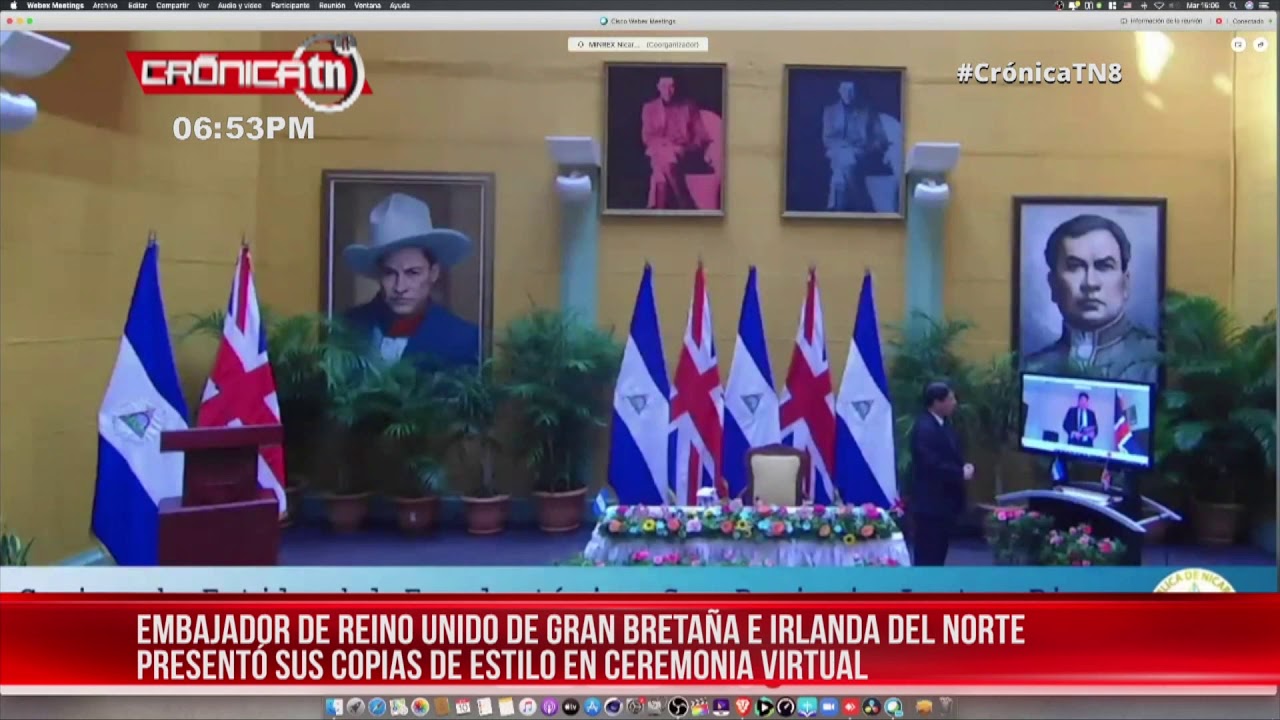 Nicaragua recibió copias de estilo del nuevo embajador de Reino Unido ...