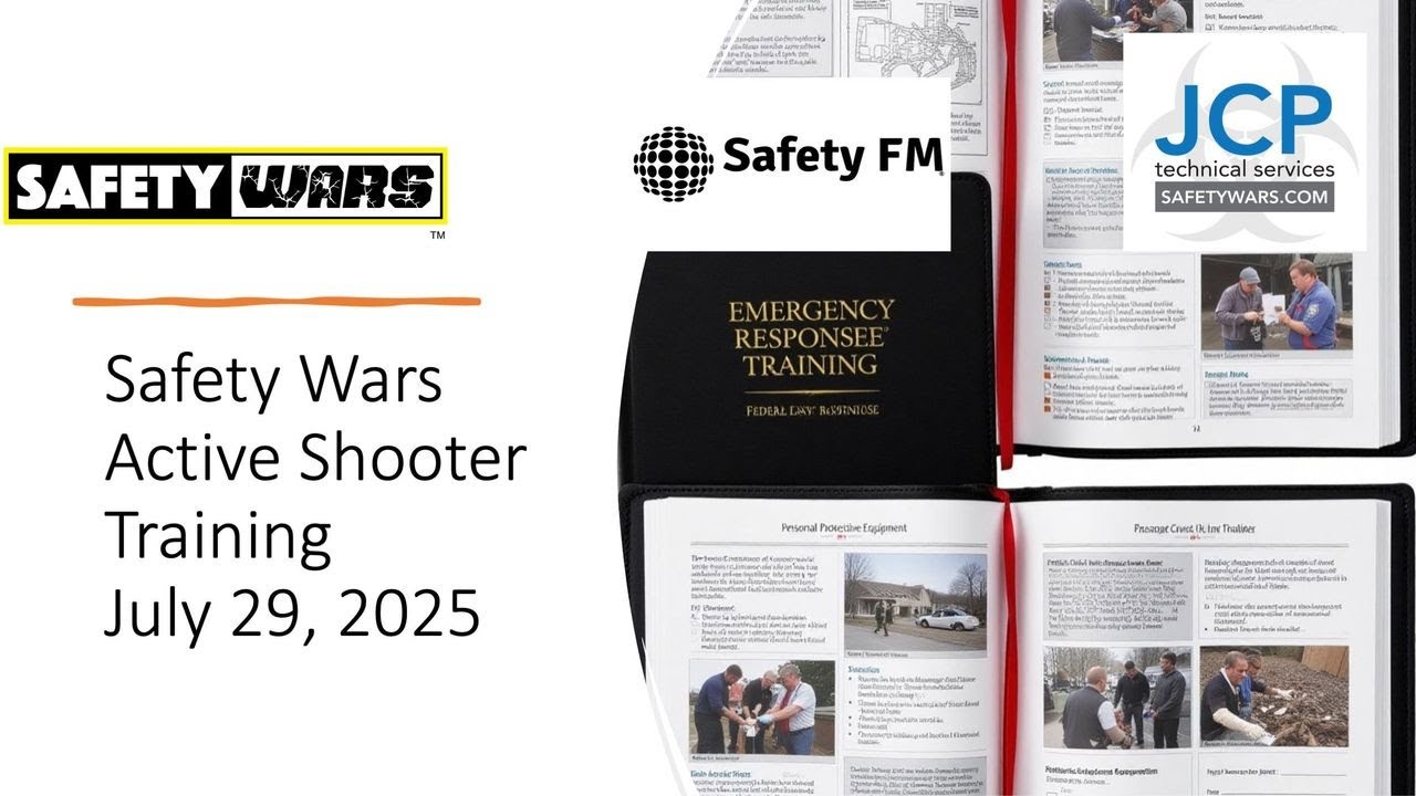 Safety Wars Live 7-29-2025 NYC Shooter, Active Shooter Training Overview