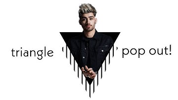 #renovate - How create triangle pop out image in picsart |  Android and IOS