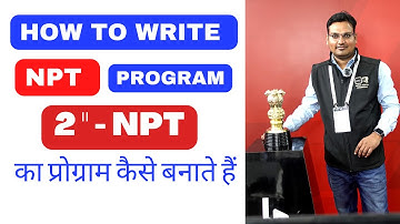 cnc programming || npt threading || npt thread program || npt thread