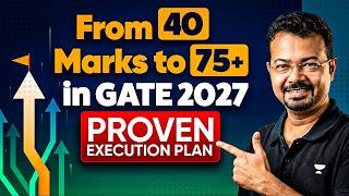 From 40 Marks to 75+ in GATE 2027 | Proven Execution Plan | SK Mondal Sir (Ex-IES)