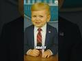 Baby Trump said that's a NASTY question goes viral 😤🍼 #shorts #trump #usa #news