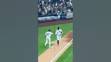 AARON JUDGE HOMERS WITH PRESIDENT TRUMP IN ATTENDANCE!🔥 #mlb #yankees #donaldtrump #aaronjudge