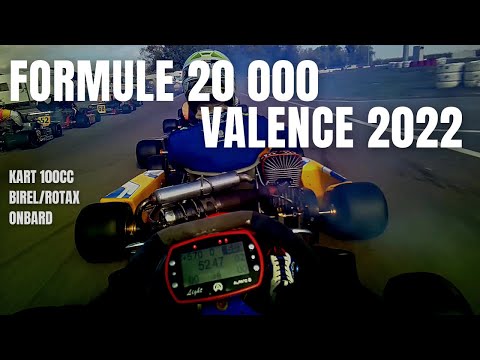 On Board Formule 20 000  KART 100CC / Valence (FR) 2022 old kart race