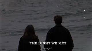intro x chorus the night we met