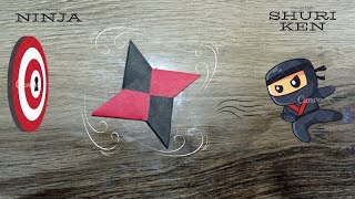 How To Make a Paper Ninja Star (Shuriken) - Origami