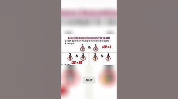 How to Add Unlike Fractions - Step by Step Guide with LCD of 9