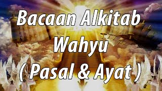 Alkitab Suara - Wahyu  Full HD, pasal & ayat