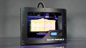 MakerBot Replicator 2 - Desktop 3D Printer - How It Works