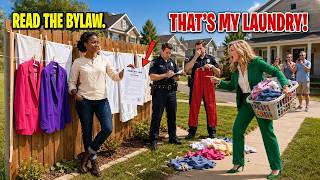 HOA Bully Used a Black Widow’s Fence for Laundry — Didn’t Know She Was a Lawyer