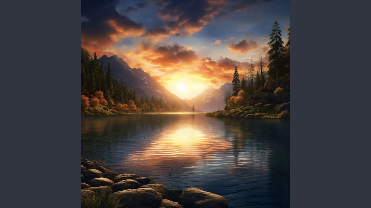 Harmonious Reflections by the Waterside