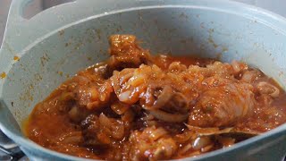 HOW TO COOK SIERRA LEONEAN STEW | STEW AND RICE | STEP- BY -STEP STEW RECIPE.