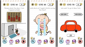 Brain Test: Tricky Puzzles - Levels 161-170 Walkthrough Gameplay