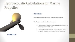 Hydroacoustic Calculations for Marine Propeller Guide